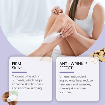 Coconut Body Moisturizer, Coconut Moisturizing Essence For The Whole Body To Lubricate Skin And Moisturize Light Lines