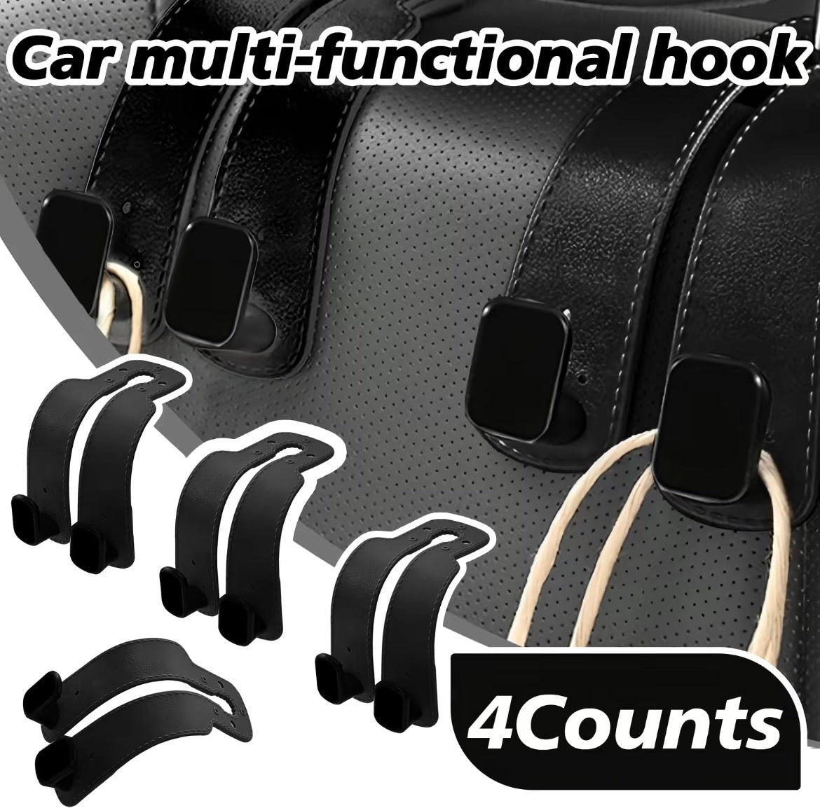 GripRide Car Hooks