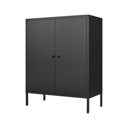 Kitchen Buffet Server Table Accent Sideboard Cupboard Server Buffet Console Table with Doors Cabinet