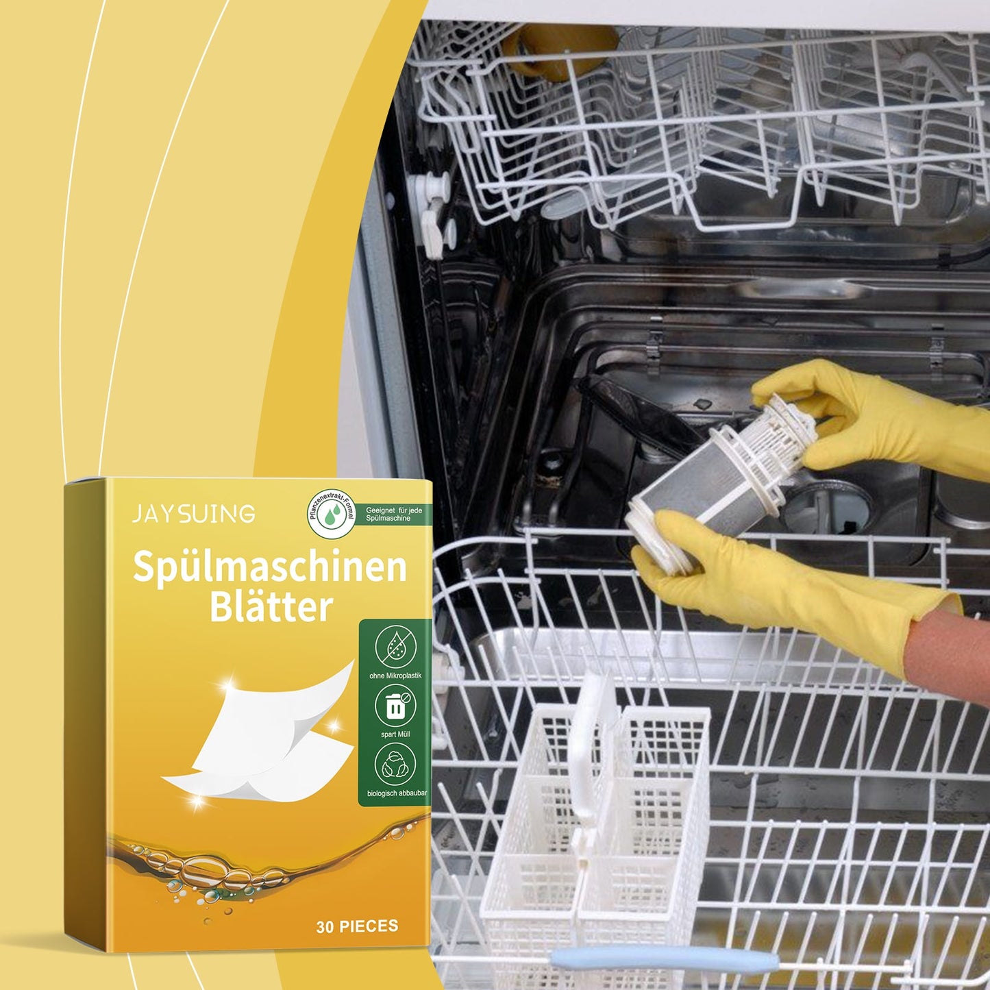 Cutlery Detergent Tablets Kitchen Cutlery Decontamination Remove Oil Fresh And Gentle Clean Dishes Cleaning Tablets