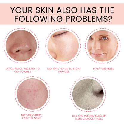 Foundation Serum, Lighten Acne Fine Lines And Dark Spots Moisturize Tender Skin Even Skin Tone Concealer Anti-Aging