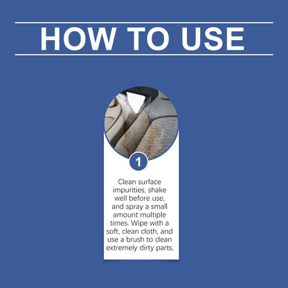 Multi-Purpose Automotive Interior Foam Cleaner, Automotive Leather Fabric Plastic Interior Cleaner