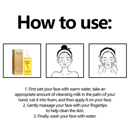 Ginseng Cleanser Gently Cleanses Face, Removes Impurities, And Foams With Delicate, Rich Moisture For Easy Rinsing