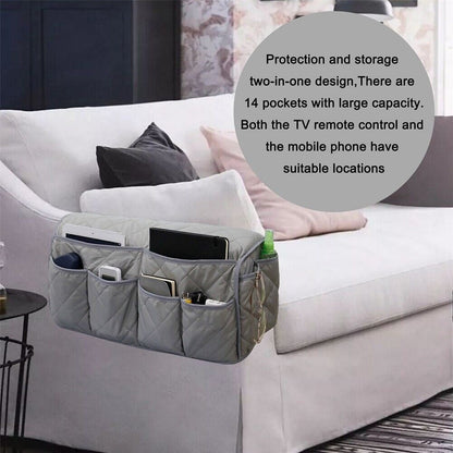 Sofa armrest storage bag, TV remote control bracket, chair side storage bag, side storage bag, miscellaneous storage bag
