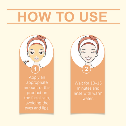 Turmeric Vitamin C Mud Film Refreshing Moisturizing Improve Darkness Clean Oil Control Reduce Acne