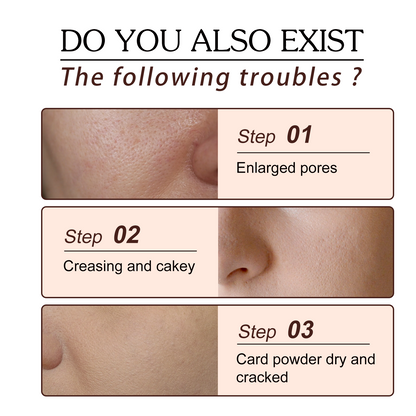 Pore Stick, Skin Tone Even Moisturizing Invisible Pores Concealer Waterproof Perspirant Silky Smooth Without Removing Makeup