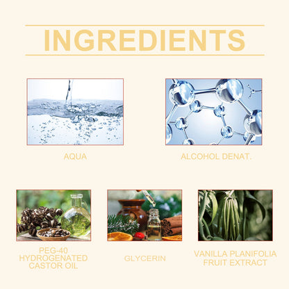 Vanilla Body Hair Perfume Spray Long-Lasting Light Fragrance Fresh Floral Fragrance Ladies Niche Perfume Spray