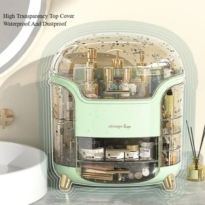 Multi Functional Makeup Storage Box Multi-Layer Desktop Transparent Dustproof Dressing Boxes Large Capacity Acrylic With Drawers