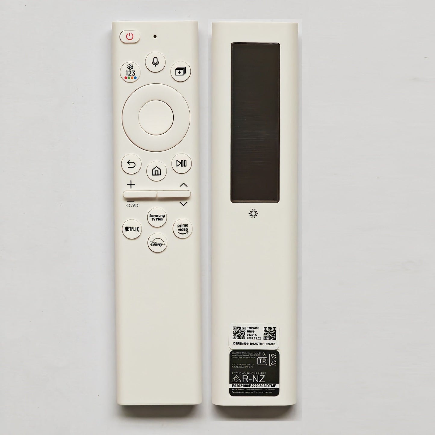 Samsung Solar Bluetooth Voice TV Remote Control BN59-01385A Upgraded Premium Version