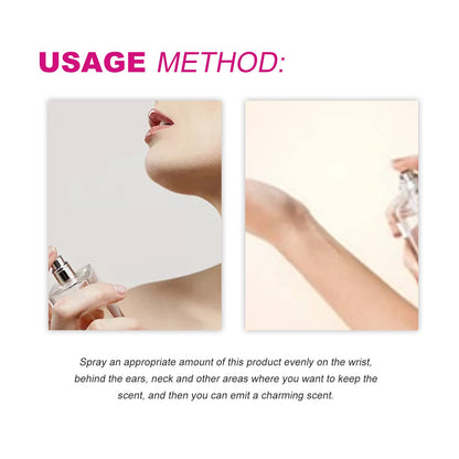Prolactin Perfume, Fresh Light Fragrance Lasting Fragrance Mild Not Pungent Elegant Ladies Dating Niche Perfume