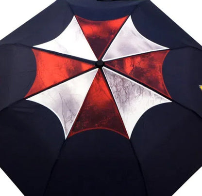 Creative Folding Sunny Umbrella Biochemical Crisis Triple Fold Sunshade Umbrella Rain and Rain dual-use