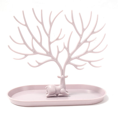 Deer Jewelry Display Stand with Drawer