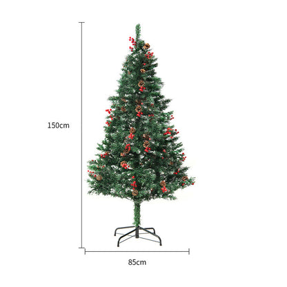 PVC Snow Christmas Tree Decor