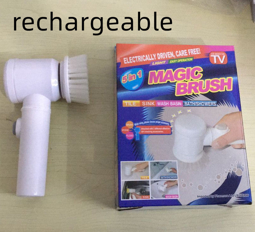 5 In 1 Electric Cleaning Brush Bathtub Brush