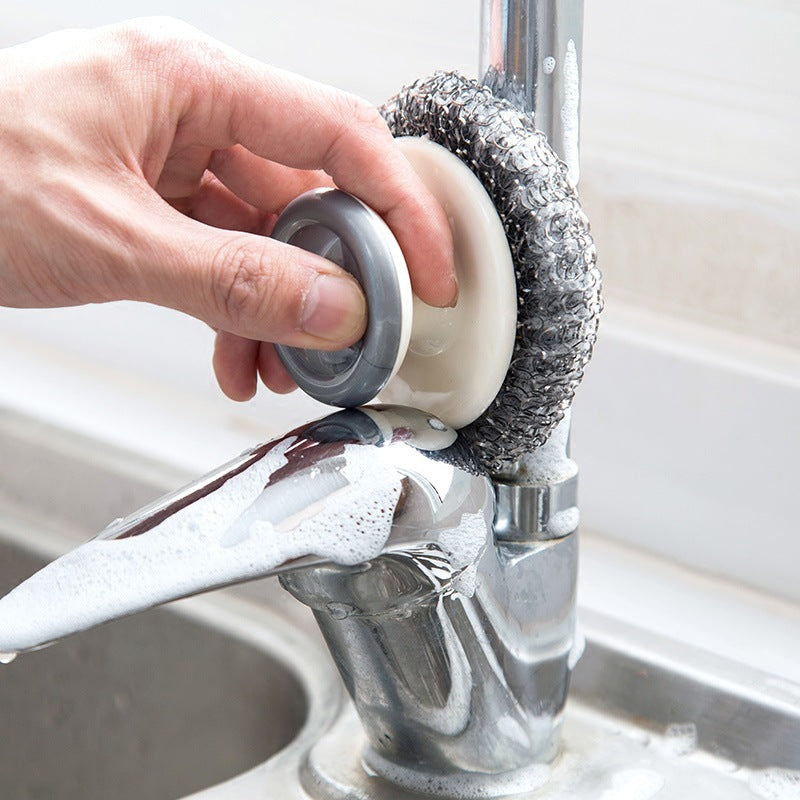 Stainless Steel Wool Scrubber, Scrubbing Scouring Pad, Steel Wool Scrubber For Kitchens, Bathroom And Kitchen Pots, Pans, Sink