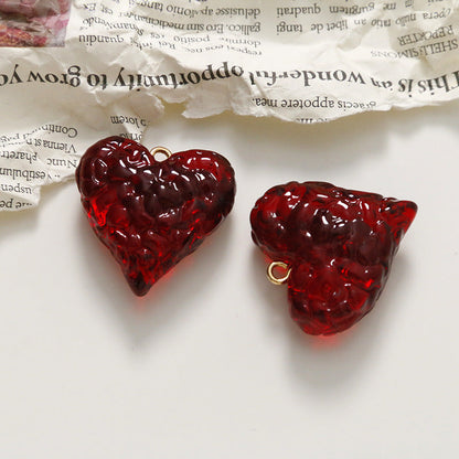 Resin Ice Texture Earrings DIY Accessories