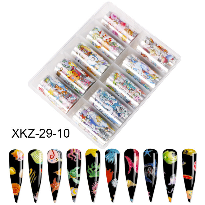 Butterfly Laser Star Nail Transfer Paper