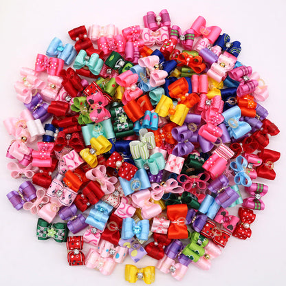 Pet Head Flower Bow Hair Accessories