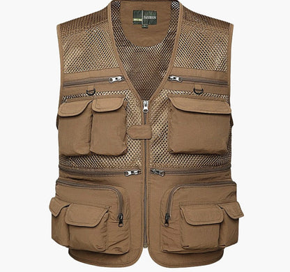 Multi-pocket Men's Professional Photography Vest
