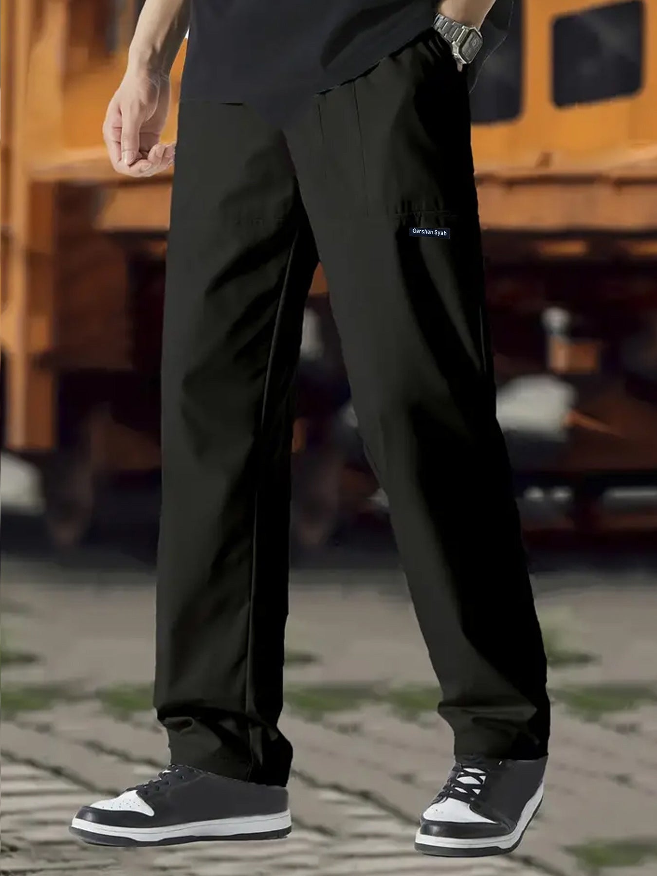 Simple Casual Fashion Straight Sports Pants