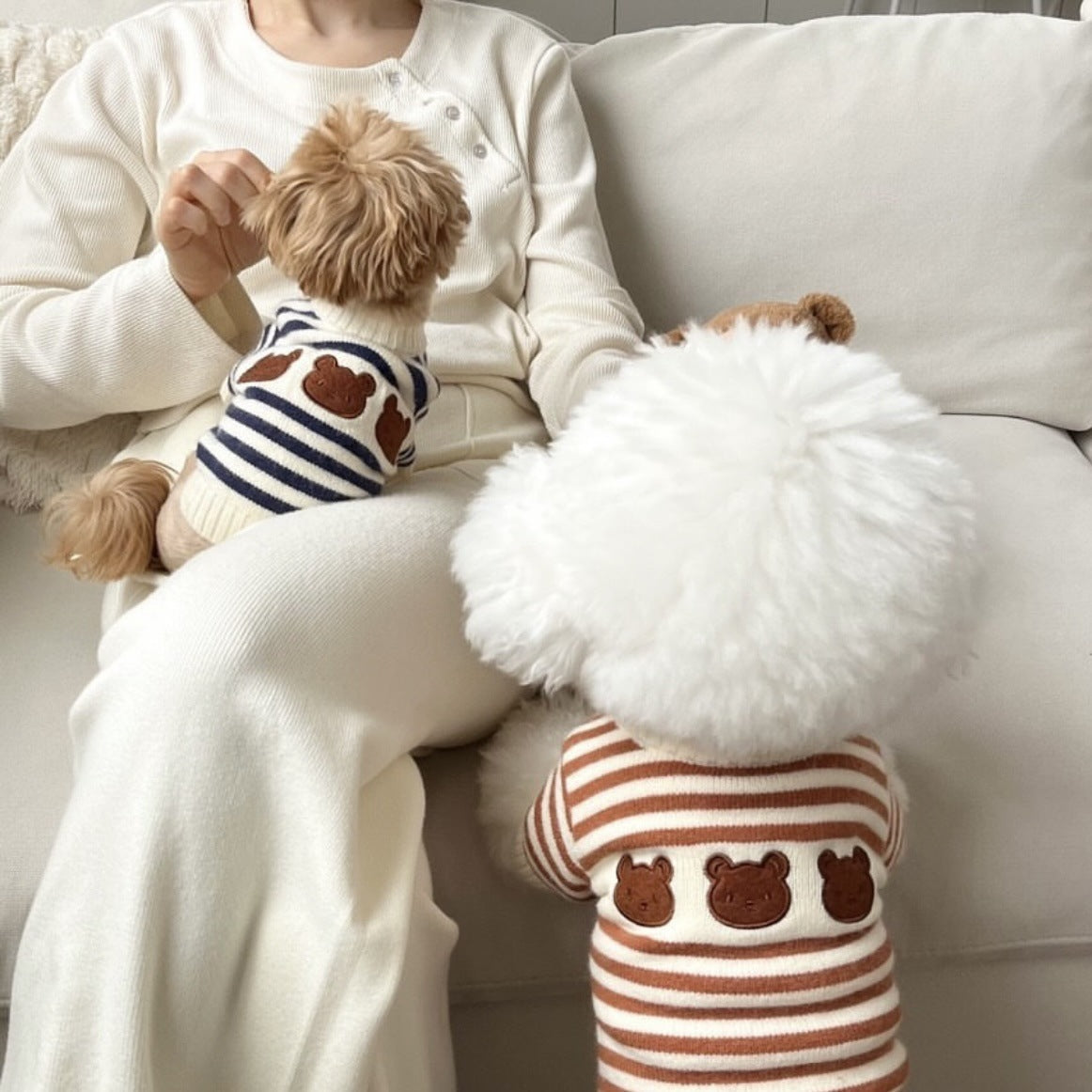Ins Korean Warm Pet Knitted Sweater Autumn And Winter
