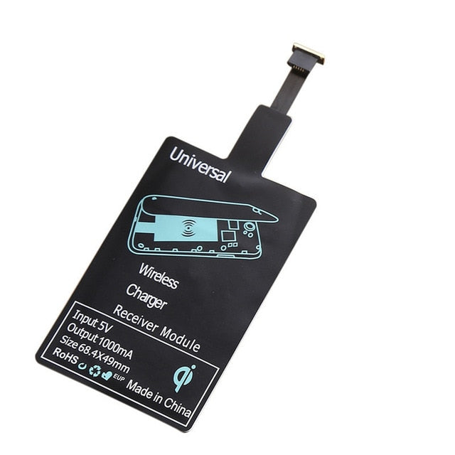 Qi Wireless Charger Receiver Module for iPhone Smart Charging Adapter Receptor for Android Wireless Charger Transmitter