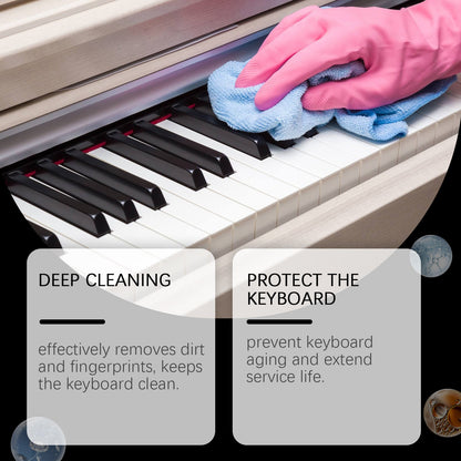 Piano Key Cleaner Cleans Key Stains Gently And Protects Multi-Function Keyboard Cleaner Spray