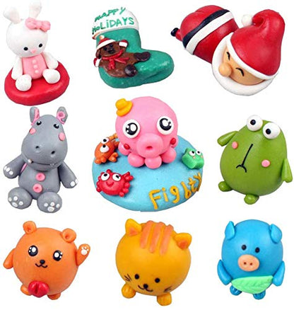 CiaraQ Polymer Clay Kit Mini Modeling Set 24 Colors for Kids Beginners Artist