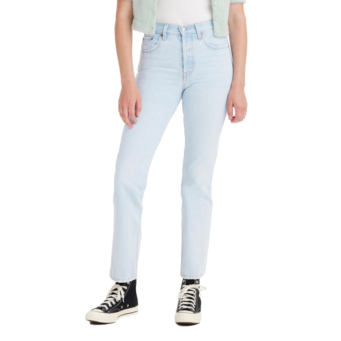 Levi's Women's 501 Original Fit Jeans Ojai Lake Light Cotton Size 32R