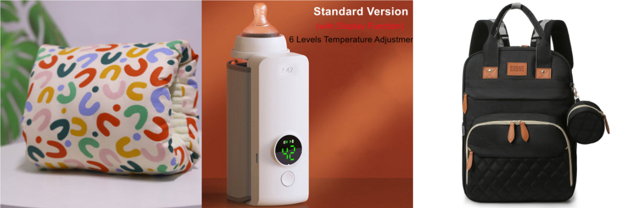 Portable Wireless Rechargeable Baby Bottle Warmer USB Charging And Heating Bag Portable Constant Temperature Milk Warmer Universal Bottle Insulation Sleeve