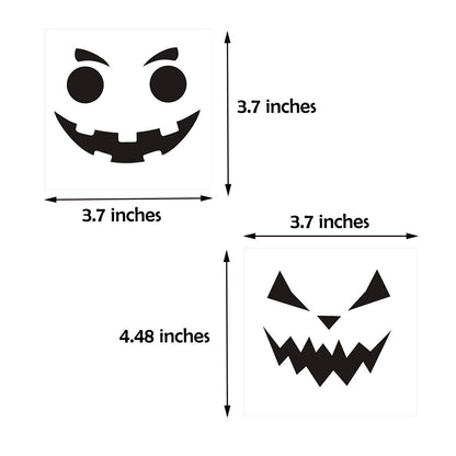 Calidum Halloween Pumpkin Decorating Stickers 18 Sheets Black Kids Craft