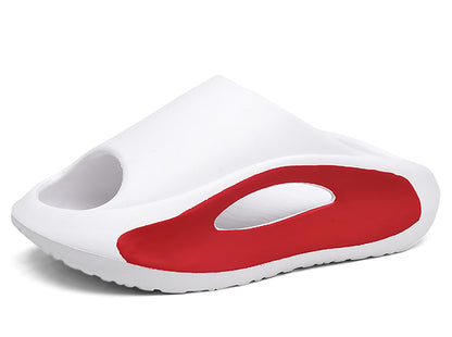 Meik Mangni Platform Slide Sandals Non-Slip Lightweight White Size 8-8.5W/7-8M