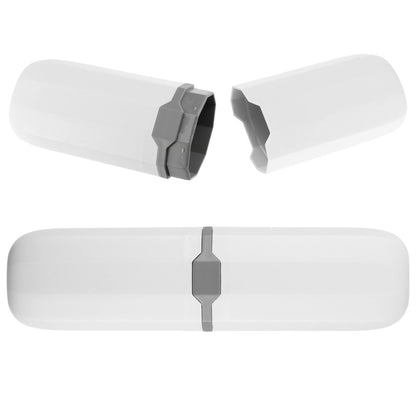 VOCOSTE Toothbrush Travel Case Plastic White 7.87x2.17 Inches
