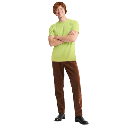 Apragaz Mens Halloween Costume Retro Mystery Solver Green Brown Size L