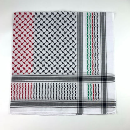 Keffiyeh Jacquard Square Scarf Men Dubai Saudi Arabia