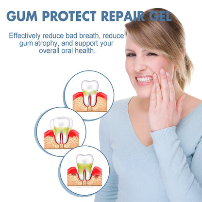 Gum Protect Repair Gel, Deep Clean Tooth Dirt Care Gums Fresh Breath Care Gel
