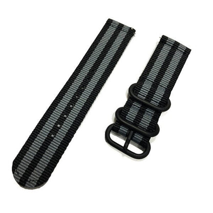 Nylon canvas wrist Strap for Xiaomi huami Amazfit Bip Stratos 2/2S PACE GTR 42/47MM Watch Band for Samsung Gear S3 S2 bracelet