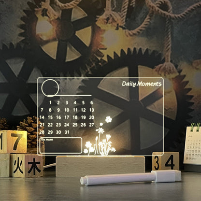 LED Note Board USB Message Board Night Light