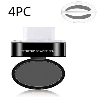 Eyebrow Stamp & Stencil Kit: Waterproof Tint for Professional Brow Enhancement