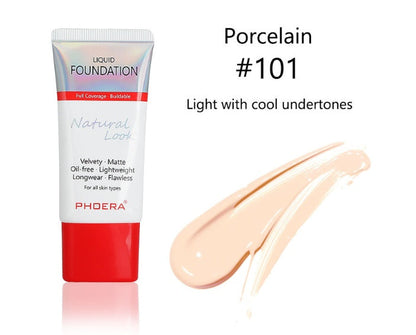 Matte Silky Tube Liquid Foundation