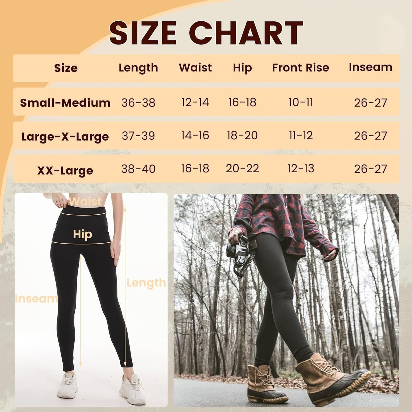 Velvet Padded Thermal Leggings