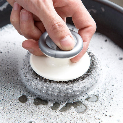 Stainless Steel Wool Scrubber, Scrubbing Scouring Pad, Steel Wool Scrubber For Kitchens, Bathroom And Kitchen Pots, Pans, Sink