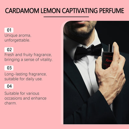 Rich Cardamom Lemon Charming Perfume Rich Charming Perfume Cardamom Lemon Fresh Unique Charm Rich Fragrance