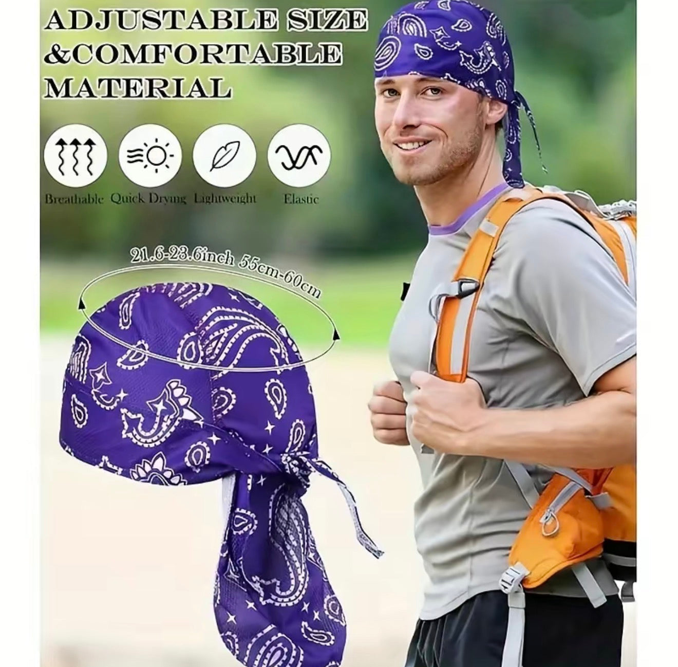 CoolShield Pirate Head Wrap Cap