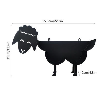 Sheep Toilet Paper Holde Cute Sheep Shape Wall-mounted Sheep Toilet Paper Holde