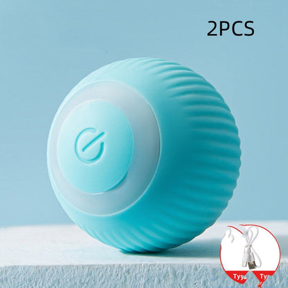 USB Rechargeable Gravity Electric Rolling Ball Electric Cat Toy