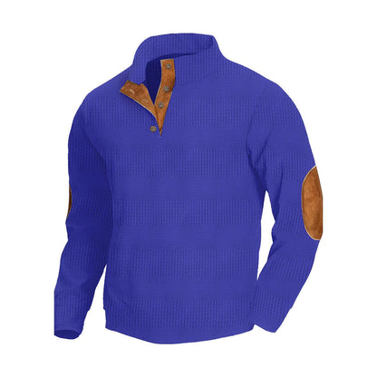 Long sleeved jacquard hoodie with fleece insulation and tactical pullover for training
