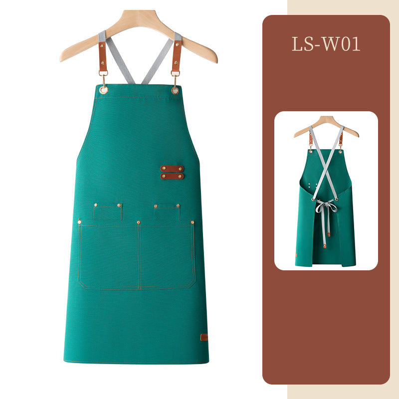 Waterproof apron customized logo printing for catering
