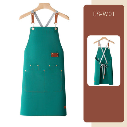 Waterproof apron customized logo printing for catering
