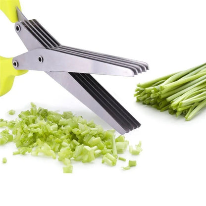 Multifunctional Green Onion Scissors